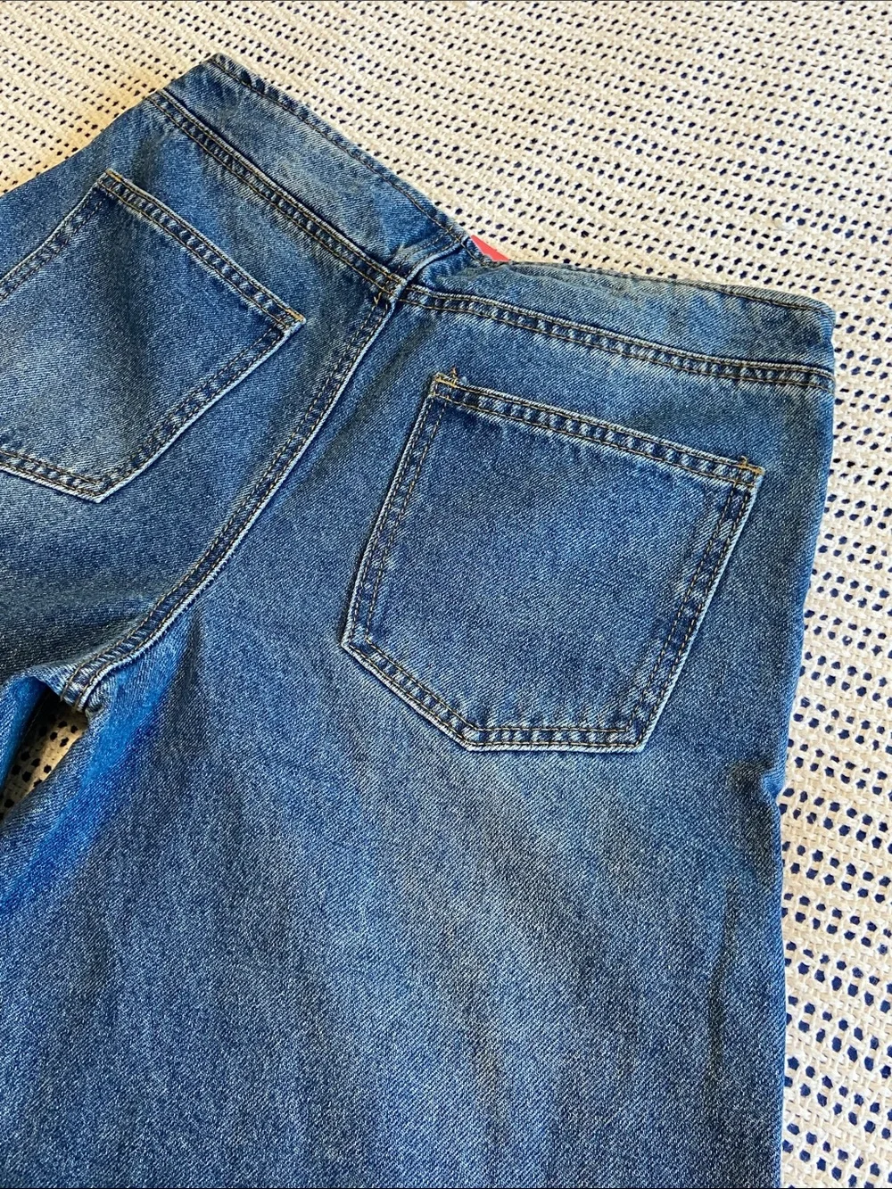 Edikted ultra wide-leg denim jeans low to medium rise New Size Small